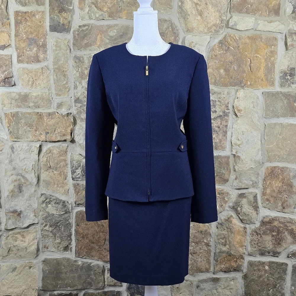 Tahari 12 12P Skirt Suit Set - Picture 2 of 9